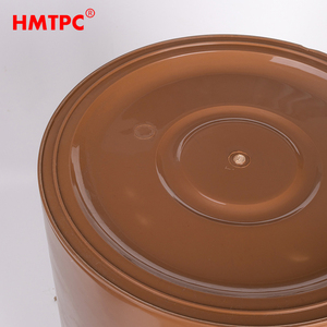 Poubelle en plastique marron de <span class=keywords><strong>50</strong></span> <span class=keywords><strong>litres</strong></span>, style américain simple, économique, pour restaurant de rue - Product Image 5