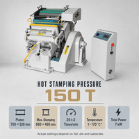 Machine d'impression de cartes de vœux d'anniversaire TYMB750, ruban à feuille chaude