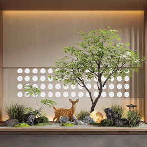 Plantes vertes artificielles pour le bureau, l'hôtel, <span class=keywords><strong>sous</strong></span> les escaliers et l'aménagement paysager intérieur - Product Image 6