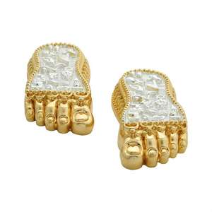 Paduka en argent plaqué argent fait main de qualité supérieure avec bordure dorée, idole spirituelle pour la maison, le mandir et les festivals - Product Image 6