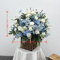 DKB Nouvelle Boule de fleurs d'hortensia artificielle de haute qualité pour la décoration de mariage