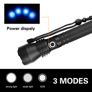 Hot sạc XHP50 LED <span class=keywords><strong>Torch</strong></span> đèn lồng Zoomable Hợp kim nhôm Đèn pin từ nhà cung cấp Trung Quốc - Product Image 4