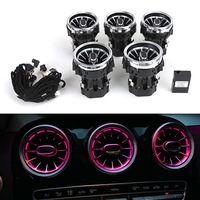 Éclairage d'ambiance LED pour Mercedes Benz W205 X253, turbine de ventilation, éclairage d'ambiance intérieur pour Classe C GLC.