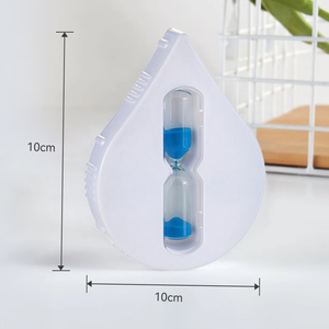 Quà tặng khuyến mãi tùy chỉnh phòng tắm DIY không thấm nước <span class=keywords><strong>2</strong></span> phút răng <span class=keywords><strong>10</strong></span> Acrylic giờ Hội Đồng Quản trị Trò chơi Nhỏ đầy màu sắc đồng hồ cát hẹn giờ - Product Image 2