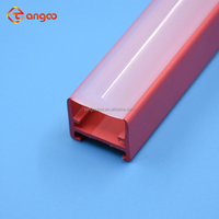 Couvercle de boîtier d'abat-jour double couleur imperméable en polycarbonate pour extérieur sans lampe Lentille diffusante en PC pour bande lumineuse à led