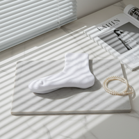 Chaussettes Compressées Sans Lavage Pratiques, Hygiéniques, Compactes, Respirantes et Élastiques pour Usage Quotidien, Idéales pour Hôtels, Spas et Voyages