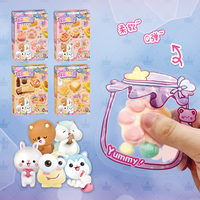 Kit de jouets squishy DIY sur le thème alimentaire Ebayro, très vendu - Matériaux en silicone, éducatif, anti-stress, coordination œil-main, boîte colorée