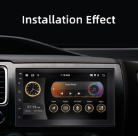 Autoradio Android 15 double DIN 7 pouces BQCC avec CarPlay, Android Auto, navigation GPS, Wifi, FM, RDS, caméra de recul AHD, lecteur multimédia