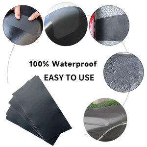 防水TPU修理粘着テープポータブルブラック強力修理布パッチキャンプ用テントの日除けインフレータブルマットレス - Product Image 3