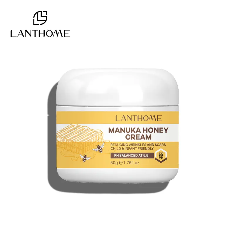 Lanthome natural manuka honey face care anti wrinkle acne scar removal skin tightening moisturizer face cream