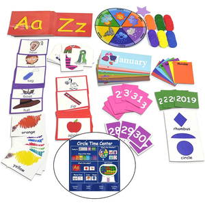<span class=keywords><strong>I</strong></span> giocattoli per l'apprendimento dei bambini rilevano <span class=keywords><strong>i</strong></span> <span class=keywords><strong>colori</strong></span> tabella del calendario del grafico educativo centro interattivo lettere del centro del tempo del cerchio generico - Product Image 2