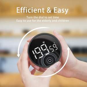 Timer Digitale da Cucina con Display LED Grande, Conto alla Rovescia Magnetico Regolabile fino <span class=keywords><strong>a</strong></span> 200 Minuti - Product Image 5