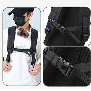 Mochila para Portátil con Parte Superior Enrollable Personalizada, Fácil Acceso, Antirrobo, para Senderismo, Campamento, Uso Diario, con Puerto USB, Accesorio de Viaje y Oficina - Product Image 4