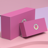 Kunden spezifische Luxus schwarz Geschenk Lebensmittel Keks Macaron Packbox Sweet Cookie Verpackungs papier Macaron Boxv