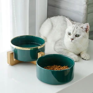 Bol d'alimentation à Sublimation pour animaux de compagnie, Double en céramique, pour chats et chiens, livraison directe d'<span class=keywords><strong>usine</strong></span> - Product Image 1