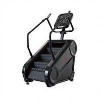Equipo de Gimnasio Comercial, Caminadora Eléctrica, Escaladora, Máquina de Escalar Escaleras, Construcción de Acero, 8 Programas de Entrenamiento Preestablecidos