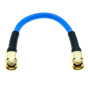 สายเชื่อมต่อ RF ความถี่สูง RG405ฟ้ากึ่งยืดหยุ่น SMA ชาย-ชายสายเสาอากาศ086ลดทอนต่ำ - Product Image 1