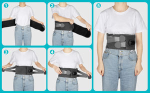 इलेक्ट्रिक साइटिक तंत्रिका उपचार इलेक्ट्रिक कमर समर्थन मालिश बेल्ट हीटिंग मशीन दर्द राहत कंपन कमर पीठ मालिश कमर पीठ मालिश - Product Image 2