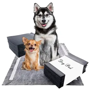 子犬ペットトレーニングパッド用に使い捨ての新しい竹炭犬のおしっこパッドと尿吸収剤