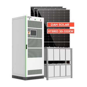 อินเวอร์เตอร์พลังงานแสงอาทิตย์แบบไฮบริด 50KW 60KW 70KW 80KW 100KW แบบออฟกริด/ออนกริด 3 เฟส พร้อมแบตเตอรี่ - Product Image 1