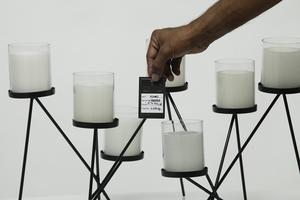 Bougeoir en métal de meilleur design pour la décoration intérieure Bougeoir en métal Porte-pilier vintage Fabricant et exportateur - Product Image 2