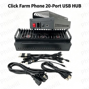 Hub USB de 20 Puertos para Agricultura, Caja de Sincronización por Lotes para Teléfonos Android, Control de Gestión Unificada, Adaptador para iPhone, Fuentes de Alimentación EU - Product Image 5