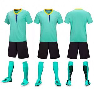 ชุดฟุตบอลชายแบบกำหนดเอง เสื้อเจอร์ซีย์สโมสรสำหรับฝึกซ้อม ระบายอากาศ แห้งเร็ว แขนสั้น ชุดยูนิฟอร์มขายส่ง - Product Image 4