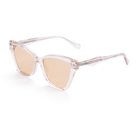Lunettes de soleil unisexes Elan Optical SYB6205, monture œil de chat tendance, sans peinture, monture en acétate naturel parfumé