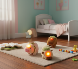 Lindos Peluches de Animales con Ojos Luminosos de 11CM-30CM para Niños de 2 a 4 Años, Unisex, Animales de Peluche Suaves - Product Image 2