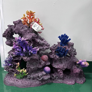 Coral <strong>Rock</strong> Combo Faux Coral PU Resin <strong>Aquarium</strong> Decoration Simulated Coral <strong>Reef</strong> Landscape Fish Tank Set - Product Image 2