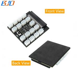 อะแดปเตอร์บอร์ดแปลงพอร์ตเชื่อมต่อ 17 * 12V PCI-E 6Pin สำหรับพาวเวอร์ซัพพลายเซิร์ฟเวอร์ DELL ขนาด 750W 1100W 1600W 2000W 2400W - Product Image 3