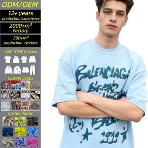 Camiseta Deportiva de Verano Personalizada TKAN724D, Estilo Informal, Holgada, Gruesa, 100% Algodón, Estampado 3D - Product Image 1