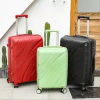 Luggage Travel Durable 3pcs Set 100% PP Trolley Suitcase Rolling Hard Shell Spinner Luggage Set