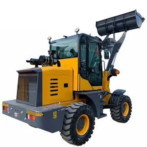 Obral traktor roda diesel baru dengan pemuat depan roda mini 1,5ton traktor ujung depan