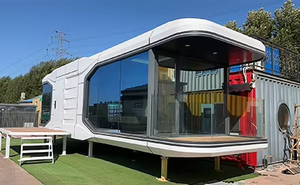 Casa Prefabbricata Completamente Arredata da 2 a 3 Camere da Letto, Casa Container Moderna di Lusso Accessibile, Casa Capsula Spaziale - Product Image 2
