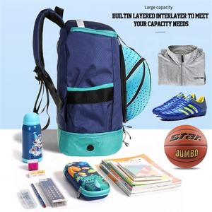 Precio de fábrica personalizado Mochila ligera para la escuela Bolsa de deporte Mochila de baloncesto Bolsa de baloncesto para chico - Product Image 3