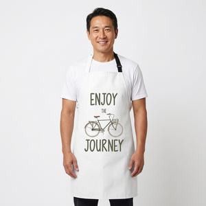 Tablier sans manches personnalisé en sublimation, écologique, avec un design vibrant pour le personnel hôtelier et les services d'entretien ménager, tablier imprimé par sublimation - Product Image 1