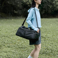 Sac de sport avec compartiment à chaussures pour homme Sac de voyage Oxford Sport Yoga résistant à l'eau