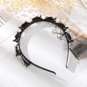 Double Bangs Hairstyle Make up Hairpins Unisex Alice Pearls Elegant Hairbands Hommes Femmes Sports Headband Fashion Hair Accessories - Product Image 4
