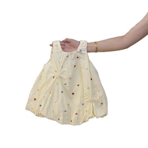 Tongxingyuan Baby Girl Sleeveless Dress Embroidered Tulip Skirt Breathable Summer Vest Dress For Girls - Product Image 5