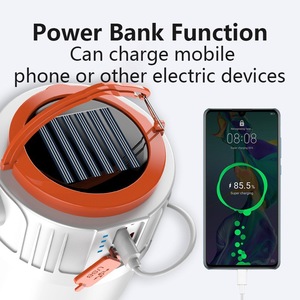 Smiling Shark Solar Camping <b>Light</b> LY-4010 LED <b>Emergency</b> <b>Light</b> Lithium Battery Power Bank Freestanding Outdoor Lighting 2-Year - Product Image 4