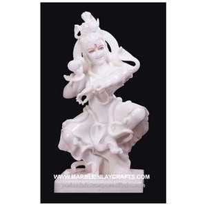 Statue de danse en marbre blanc, objets exclusifs, 1 pièce - Product Image 1