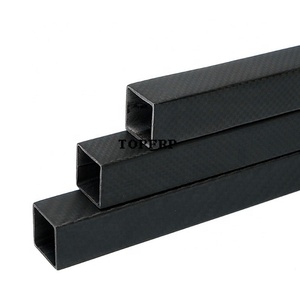 High <b>Strength</b> CFRP Pipes 3K Carbon Fiber Square Tubes - Product Image 6