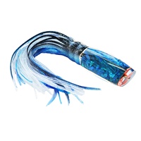 Ensemble de leurres de pêche en mer pour la pêche au trolling, marlin, thon, mahi-mahi, dorade, wahoo, requin, leurres en résine à double jupe