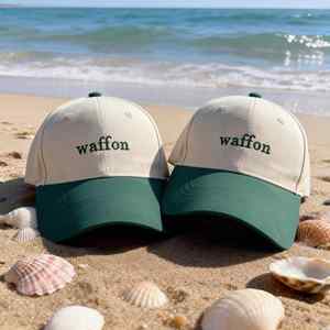 Gorra de Béisbol de Alta Calidad, Unisex, de Dos Tonos, de Algodón, de Marca Propia, de 6 Paneles, Suave, Sin Estructura, con Logotipo Bordado Personalizado, Gorra Negra Tipo Dad Hat - Product Image 1