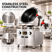 Robot Cuiseur Intelligent Automatique pour Wok 26cm 30cm, Machine à Frire au Gaz