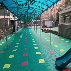 High Performance Eco-Friendly Waterproof PP Composite Outdoor Sport Court <b>Plastic</b> Basketball <b>Flooring</b> Tiles Click Installation - Product Image 6