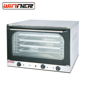 Four à convection électrique en acier inoxydable commercial, 4 niveaux, pour la cuisson en restaurant - Product Image 1
