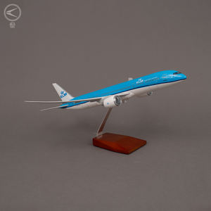 Modèle d'avion Boeing 787-9 <span class=keywords><strong>KLM</strong></span> Airlines, décoration d'avion d'exposition, vente en gros d'usine, taille 42 cm, échelle 1/150 - Product Image 4