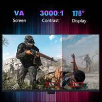 Monitor para Juegos y Negocios de Alta Calidad con Panel IPS de Pantalla Ancha, 240Hz 24 Pulgadas 2K, 27 Pulgadas 144Hz 4K, 32 Pulgadas Curvo 75Hz, 99% SRGB